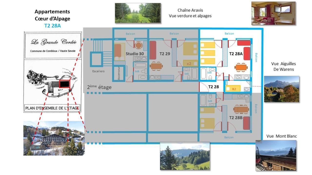 La Grande Cordee - Coeur D'Alpage Apartment Combloux Luaran gambar