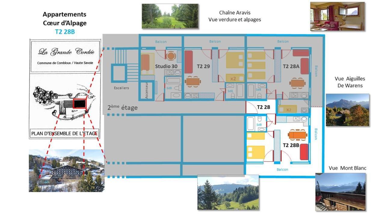 La Grande Cordee - Coeur D'Alpage Apartment Combloux Luaran gambar