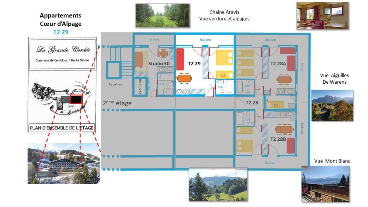 La Grande Cordee - Coeur D'Alpage Apartment Combloux Luaran gambar